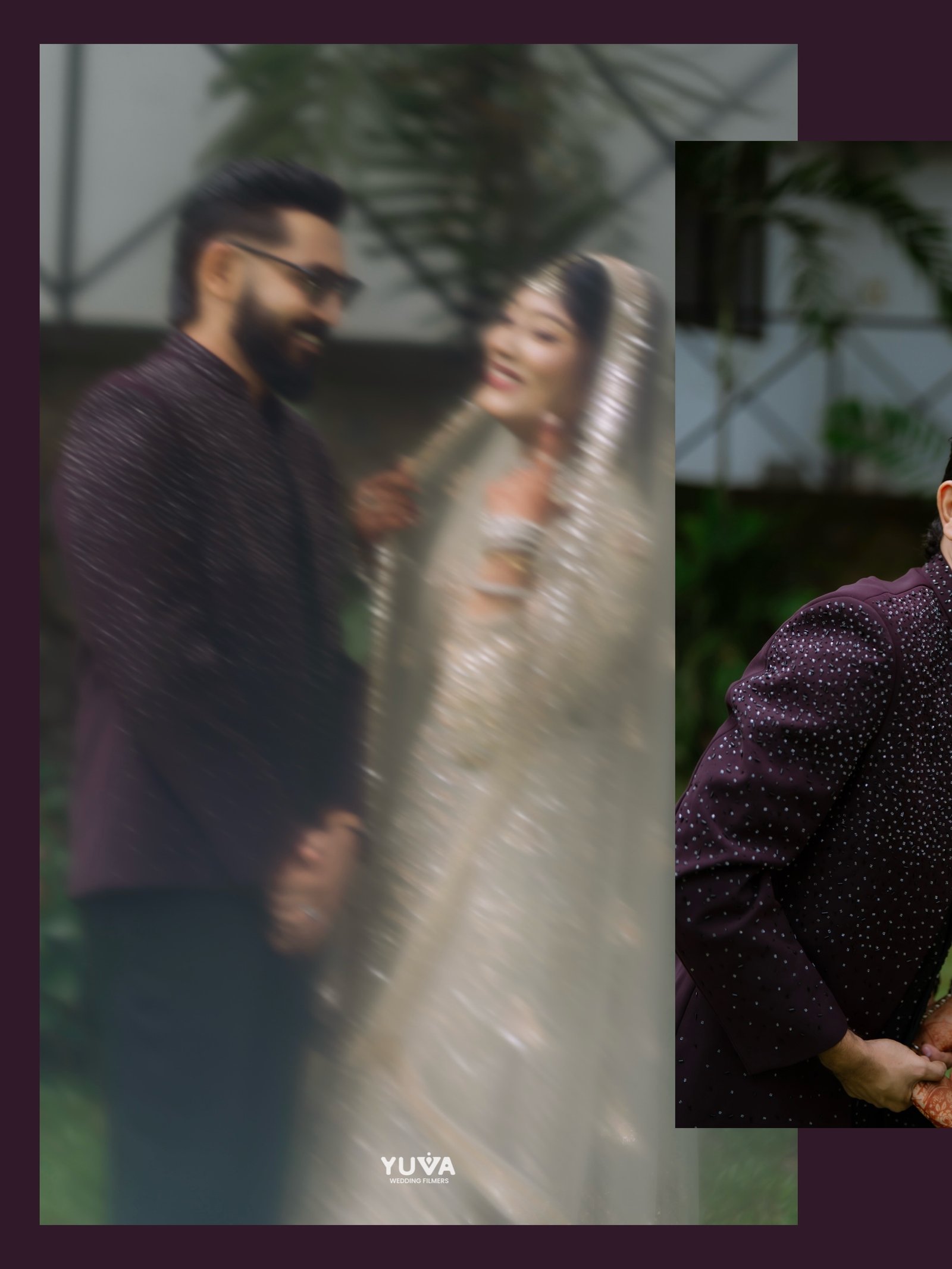 Wedding portrait captured by Yuva Wedding Filmers